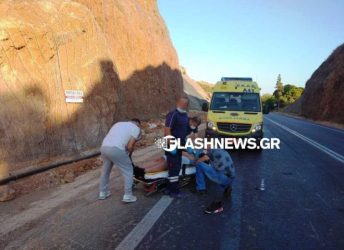Κρήτη: Στο νοσοκομείο 20χρονος οδηγός μηχανής μετά από τροχαίο