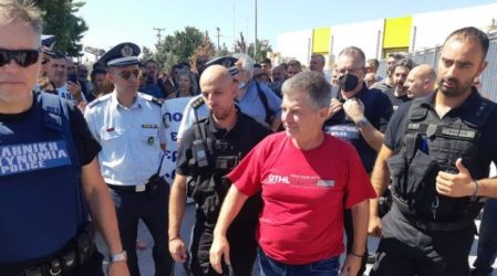 Θεσσαλονίκη: Ελεύθεροι οι συνδικαλιστές που είχαν συλληφθεί έξω από την «Μαλαματίνα»