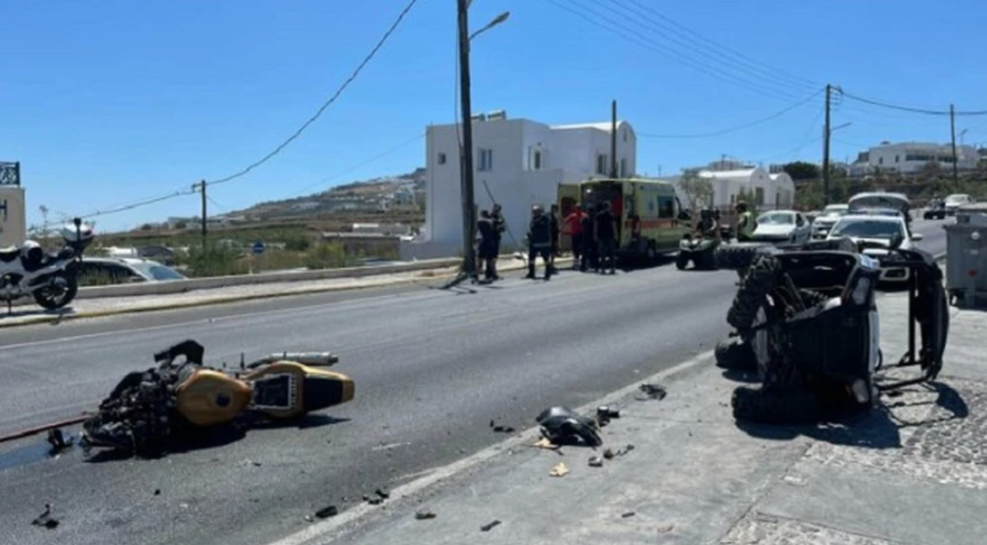 Σαντορίνη τροχαίο