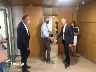 Θεσσαλονίκη: Συνάντηση Κωνσταντίνου Ζέρβα με τον υπουργό Επικρατείας Ακη Σκέρτσο (ΦΩΤΟ)