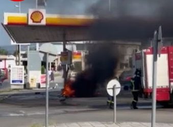 Συναγερμός στην Βέροια: Πήρε φωτιά βενζινάδικο στον Περιφερειακό (ΒΙΝΤΕΟ & ΦΩΤΟ)