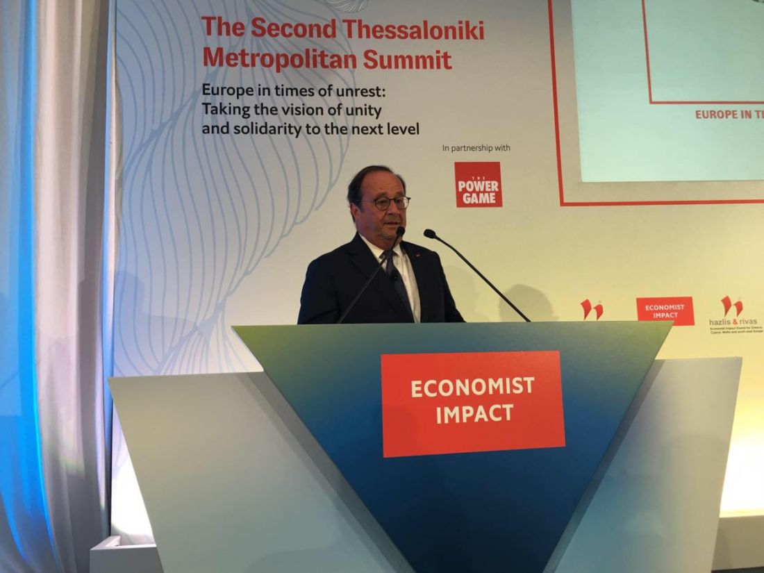 2ο Metropolitan Summit του Economist στο Βελλίδειο Φρανσουά Ολάντ