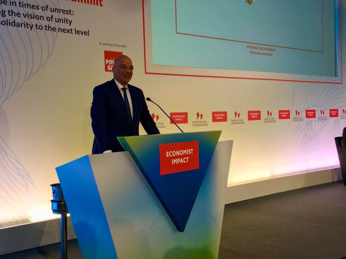 2ο Metropolitan Summit του Economist στο Βελλίδειο Νίκος Δένδιας