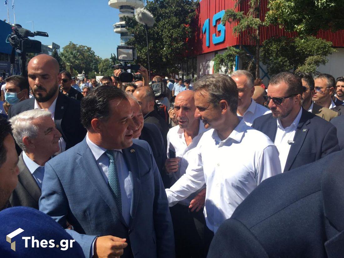 Κυριάκος Μητσοτάκης 86η ΔΕΘ βόλτα Αδωνις Γεωργιάδης