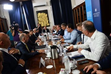 Καλαφάτης: «Ωραία εικόνα ΑΡΗΣ και ΠΑΟΚ στο ίδιο τραπέζι»
