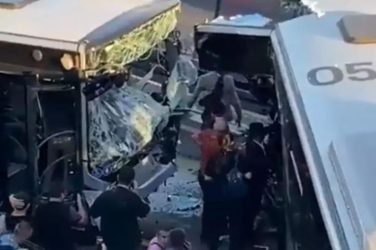 Καραμπόλα τεσσάρων λεωφορείων με 99 τραυματίες στην Κωνσταντινούπολη