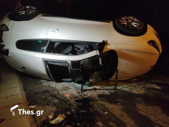 Θεσσαλονίκη: Σοβαρό τροχαίο στην Λεωφόρο Νίκης – Δύο τραυματίες