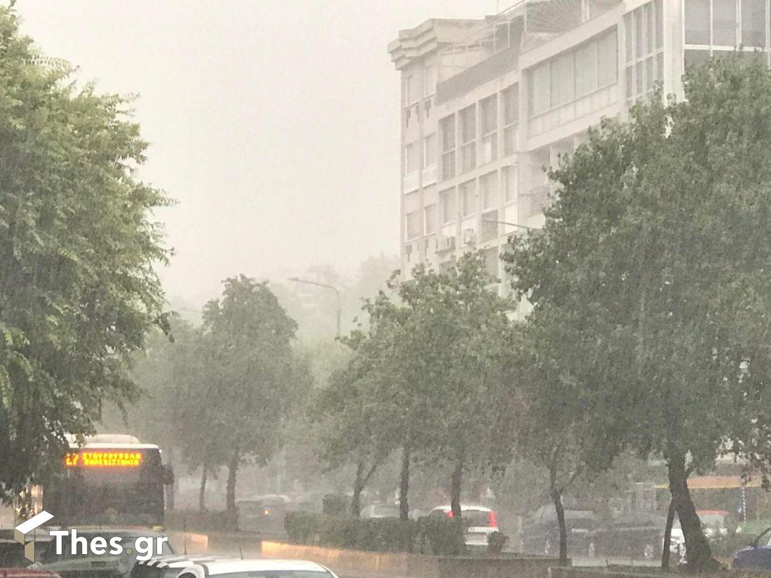 βροχή καιρός Θεσσαλονίκη