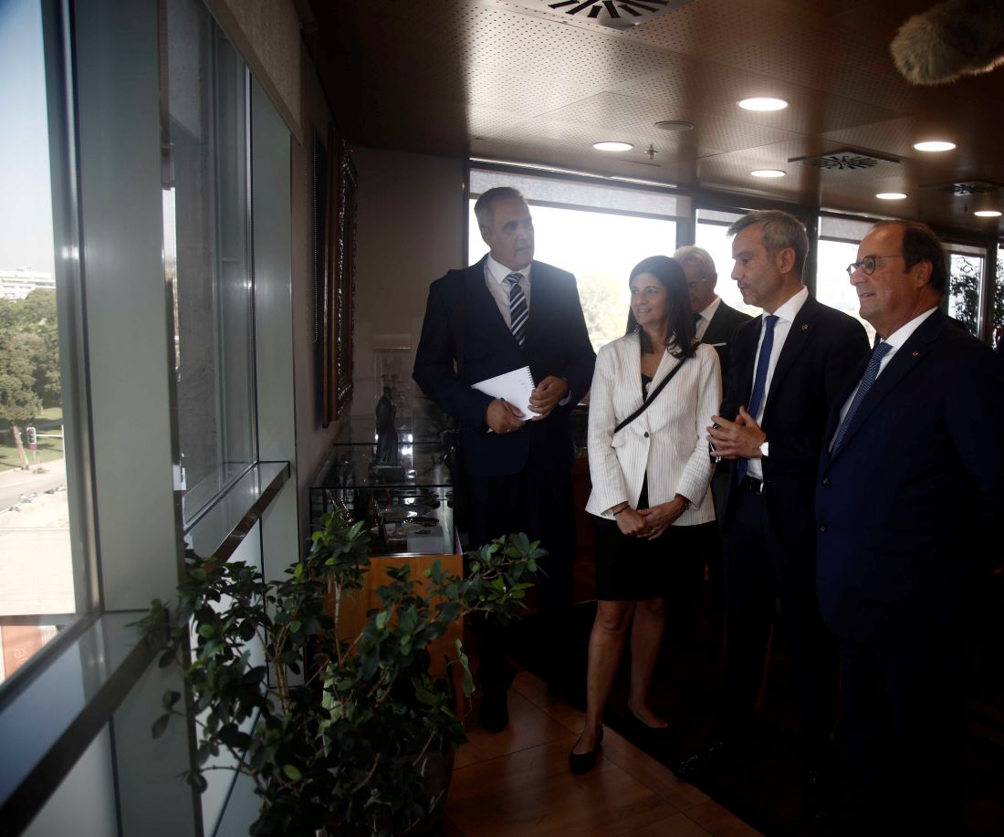 Συνάντηση Κωνσταντίνου Ζέρβα με τον πρώην Πρόεδρο της Γαλλικής Δημοκρατίας Φρανσουά Ολάντ