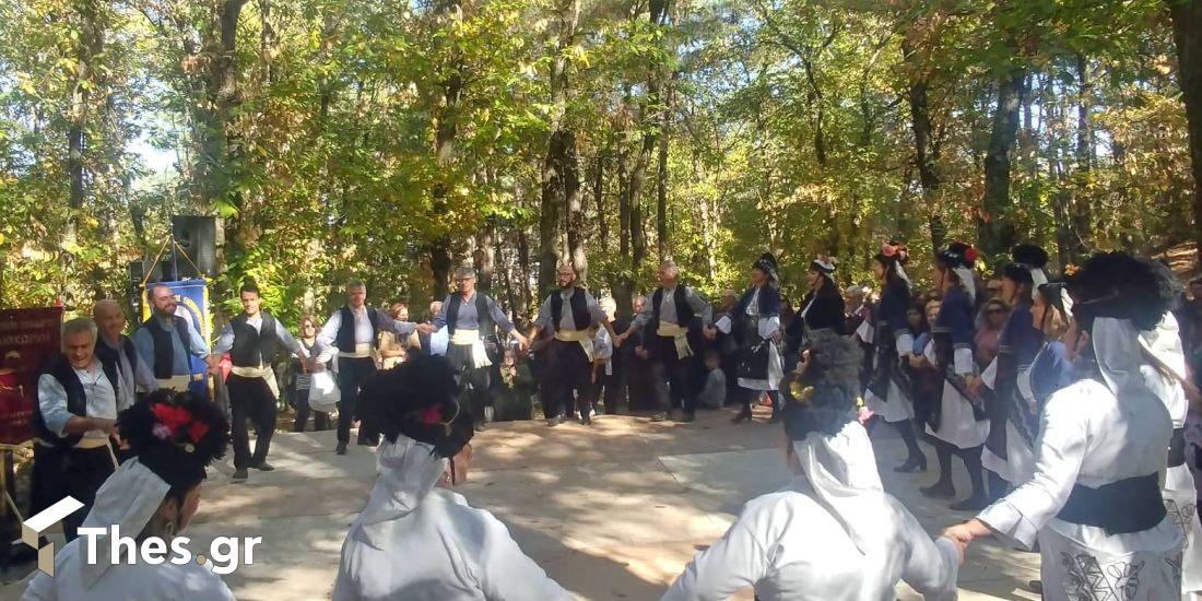 Γιορτή κάστανου στο καστανόδασος Παλαιοχωρίου Δήμος Παγγαίου Παγγαίο κάστανα