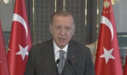 Ερντογάν: “Εγκλημα κατά της ανθρωπότητας όσα συμβαίνουν στη Γάζα”