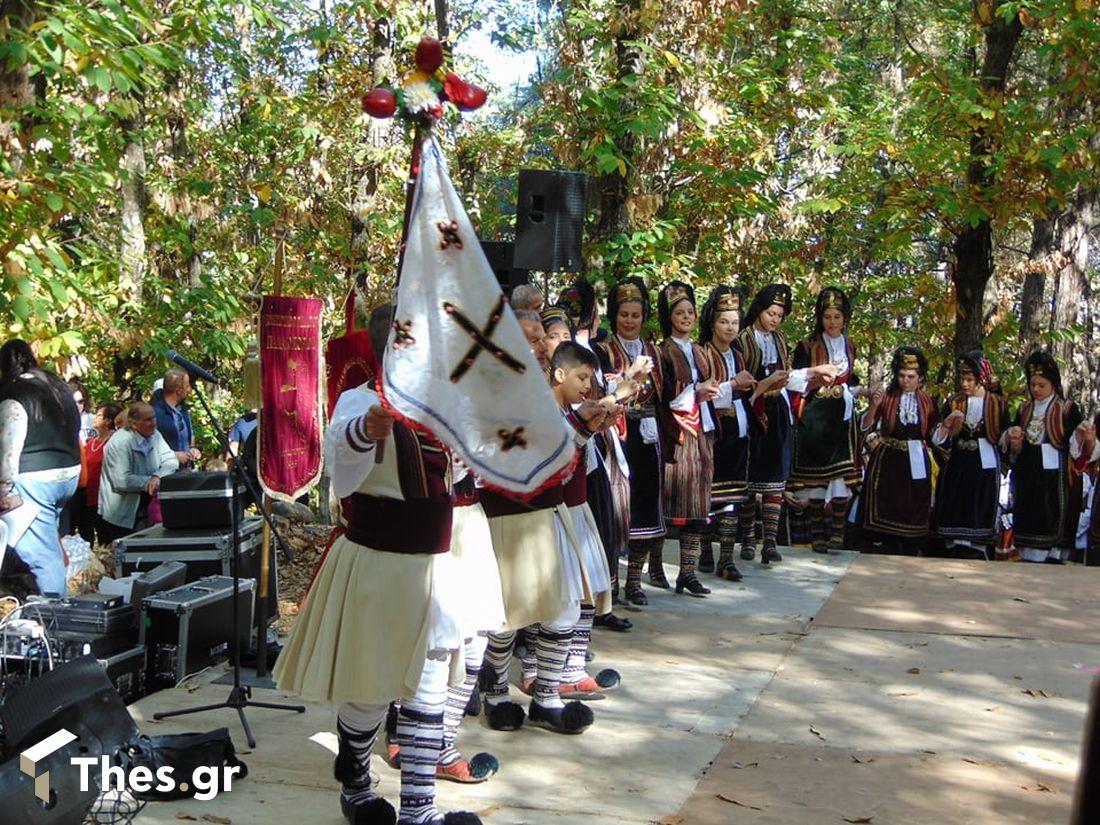 Γιορτή κάστανου στο καστανόδασος Παλαιοχωρίου Δήμος Παγγαίου Παγγαίο κάστανα