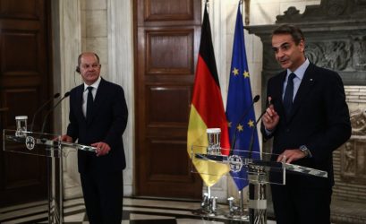 Μητσοτάκης σε Σολτς: “Ο Ερντογάν δηλητηριάζει το λαό του με ψέματα, βαδίζει σε αδιέξοδο” (ΒΙΝΤΕΟ)