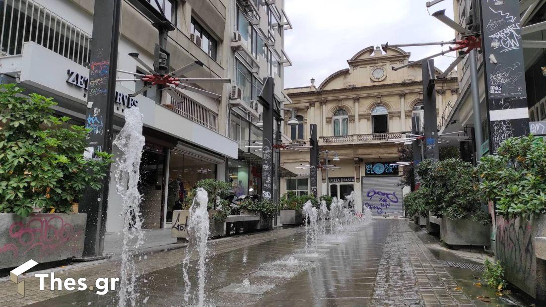Πλατεία Χρηματιστηρίου Θεσσαλονίκη πρώην Φραγκομαχαλάς αγορά ιστορικό κέντρο