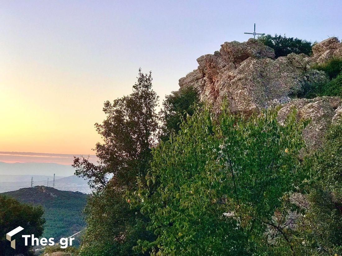 Θεσσαλονίκη υπέροχη θέα Φίλυρο βράχος
