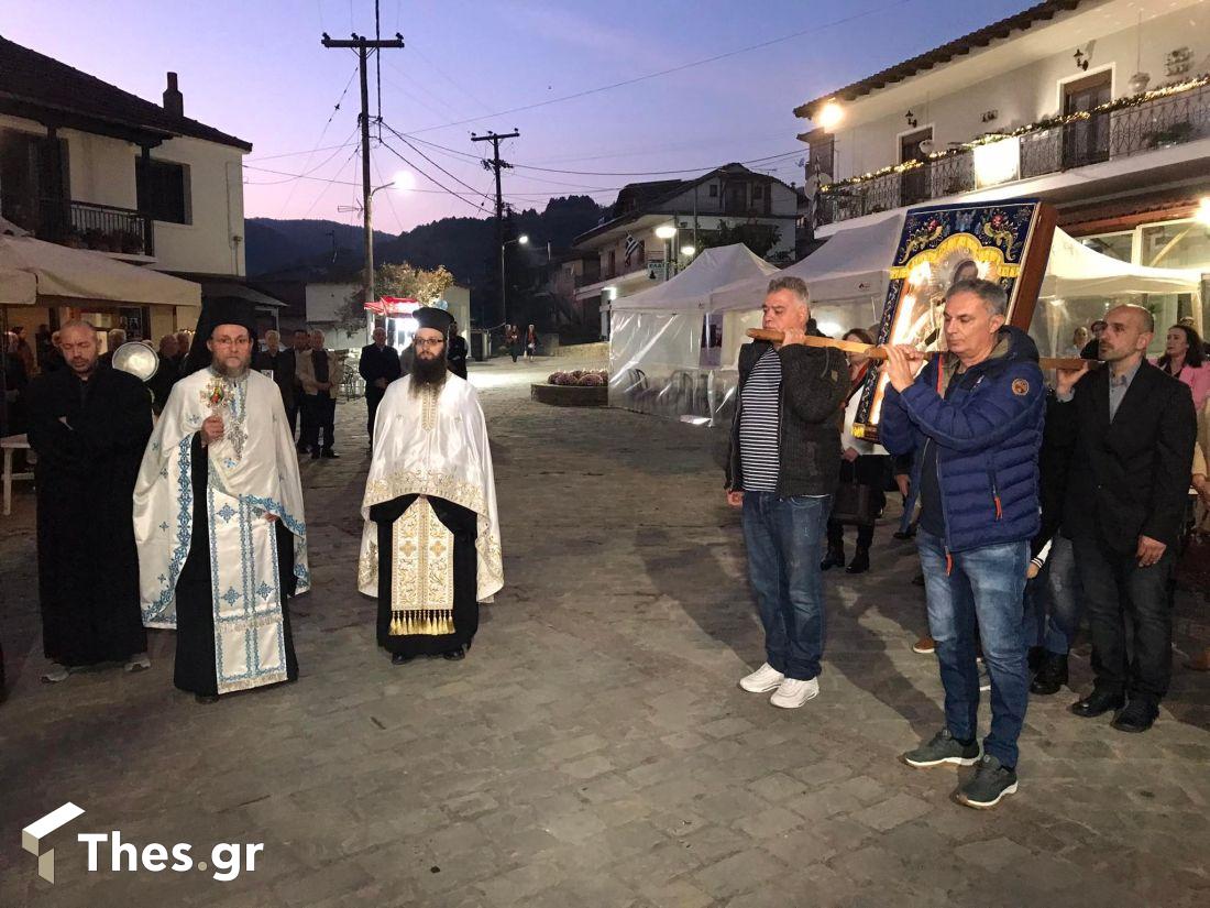 Ταξιάρχης Χαλκιδική γιορτή πανήγυρη περιφορά εικόνας