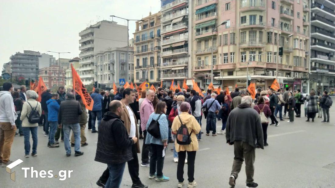 πορεία απεργία Θεσσαλονίκη