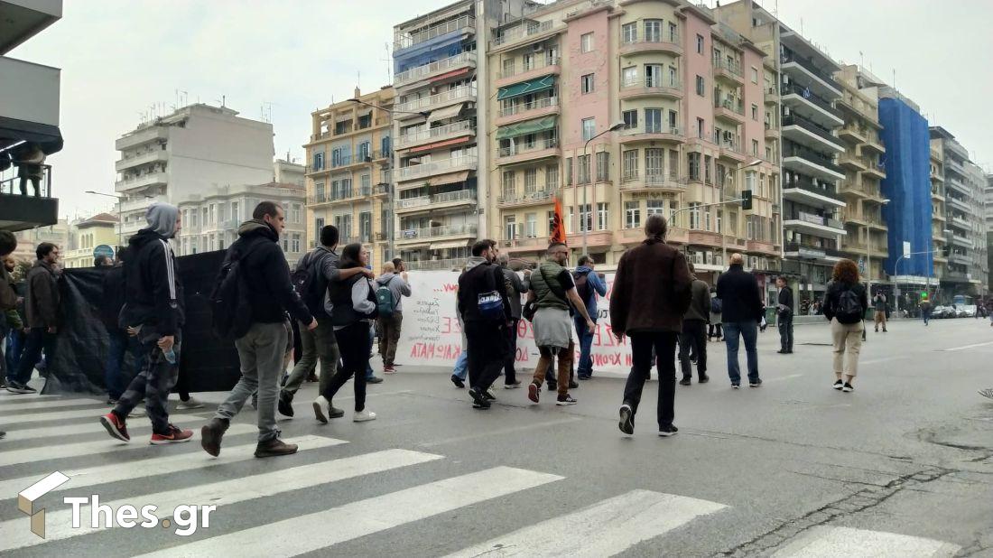 πορεία απεργία Θεσσαλονίκη