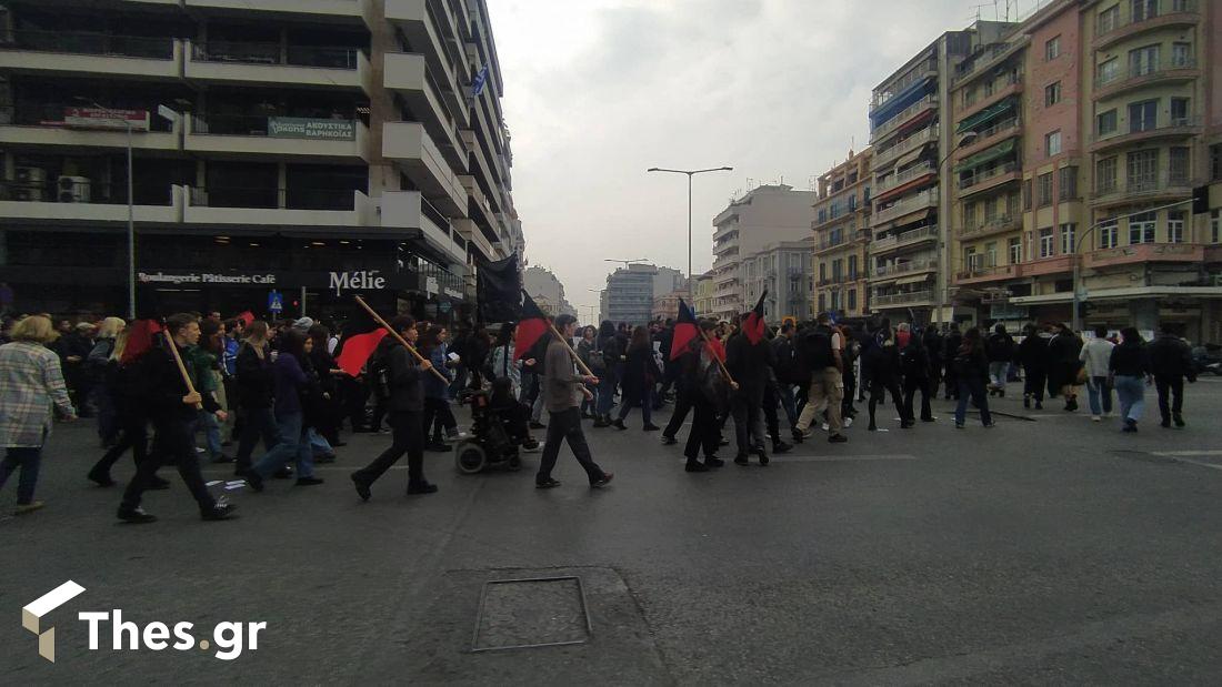 πορεία απεργία Θεσσαλονίκη