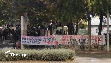 Ενταση και συμπλοκές στο Πολυτεχνείο Θεσσαλονίκης (ΒΙΝΤΕΟ & ΦΩΤΟ)