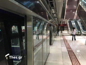Σταθμός Μετρό Παπάφη OPEN HOUSE THESSALONIKI 2022 επίσκεψη κόσμος ουρά