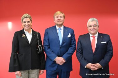 Στο ΑΠΘ ο βασιλιάς Γουλιέλμος-Αλέξανδρος και η βασίλισσα Μάξιμα της Ολλανδίας (ΦΩΤΟ)
