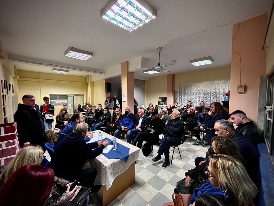 Ο δήμαρχος Καλαμαριάς πραγματοποίησε συνάντηση με τους πολίτες 
