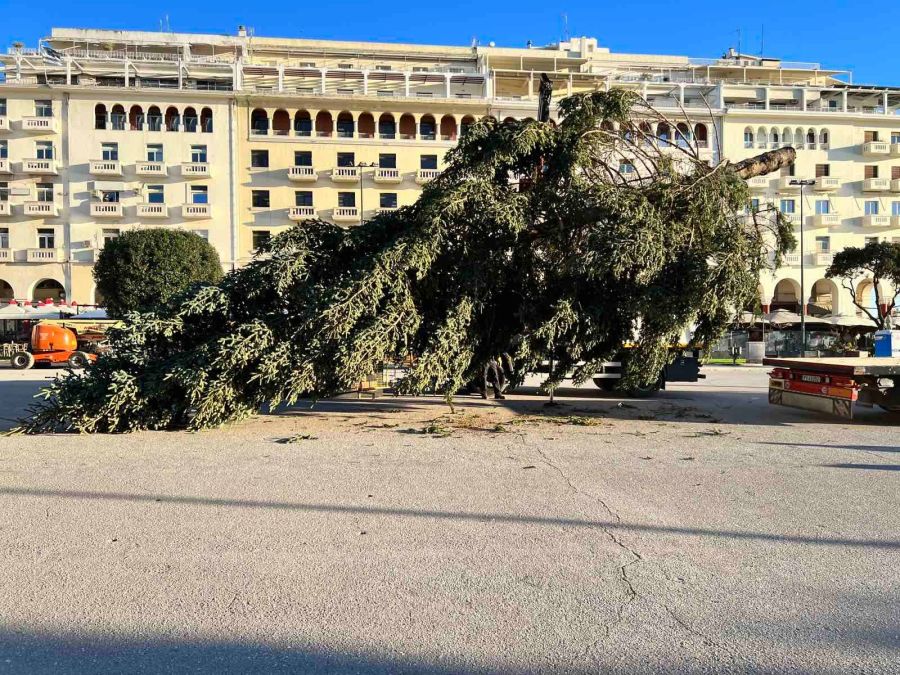 πλατεία Αριστοτέλους Χριστούγεννα δέντρο Θεσσαλονίκη 