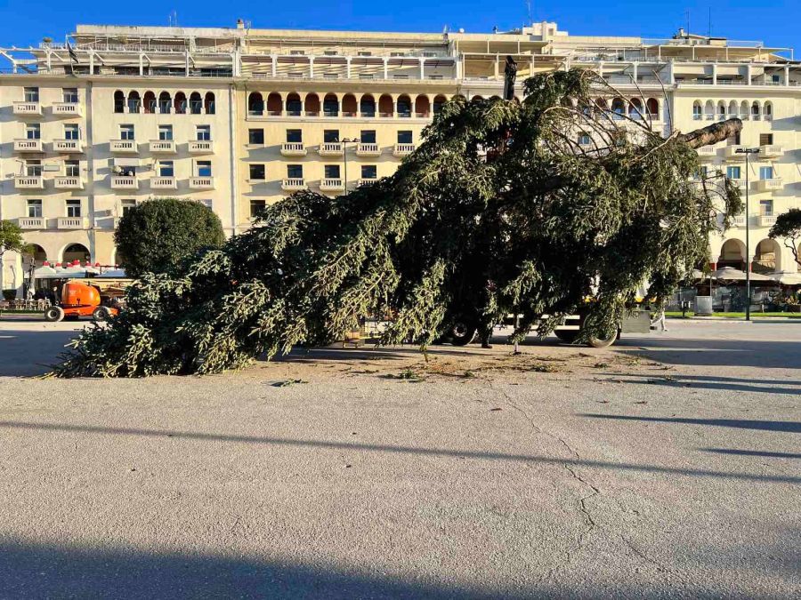πλατεία Αριστοτέλους Χριστούγεννα δέντρο Θεσσαλονίκη