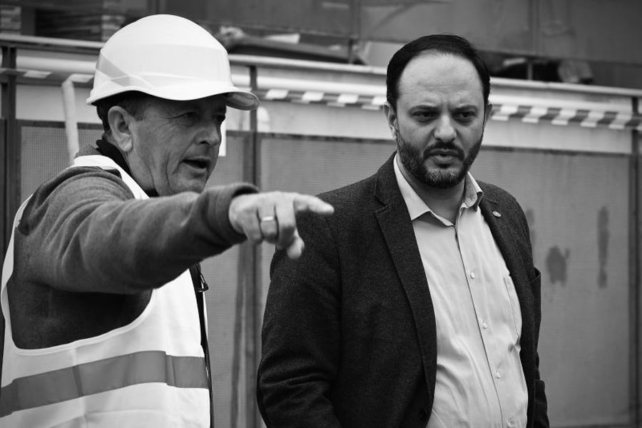 Ο Δήμαρχος Καλαμαριάς, Γιάννης Δαρδαμανέλης εργασίες Φοίνικα 