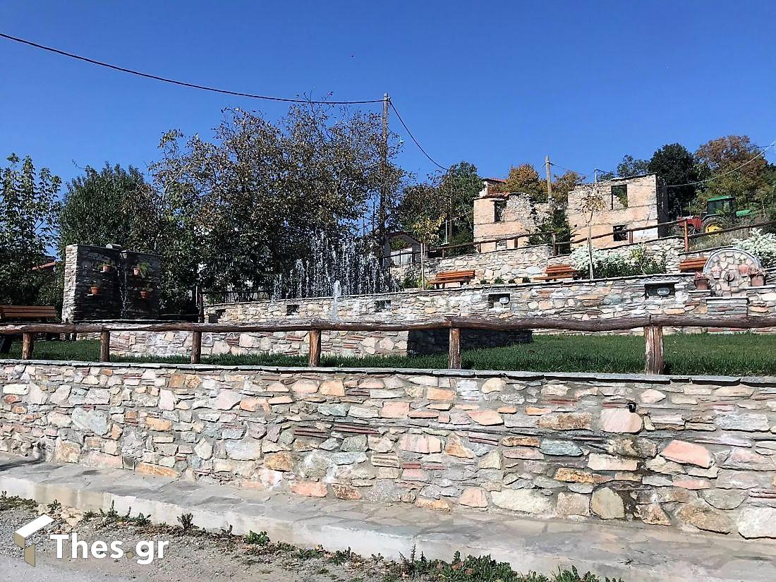 Περιστερά χωριό Θεσσαλονίκη Δήμος Θέρμης ιστορικός οικισμός πάρκο