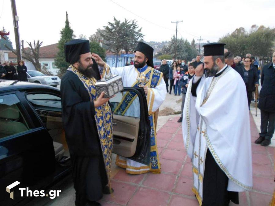 ιερό ναό Ζωοδόχου- υποδοχή των ιερών λειψάνων του Αγίου Νεκταρίου