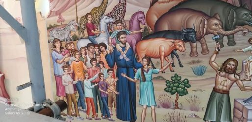 Κιβωτός του Κόσμου: Ως Νώε σε αγιογραφία ο πατέρας Αντώνιος (ΦΩΤΟ)
