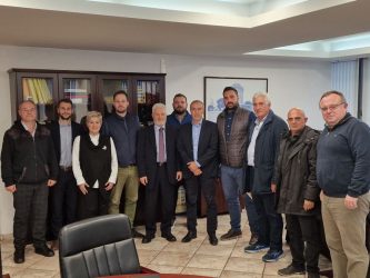 Επίσκεψη Διοικούσας Επιτροπής Νομού Θεσσαλονίκης της ΝΔ στον ΟΑΣΘ (ΦΩΤΟ)