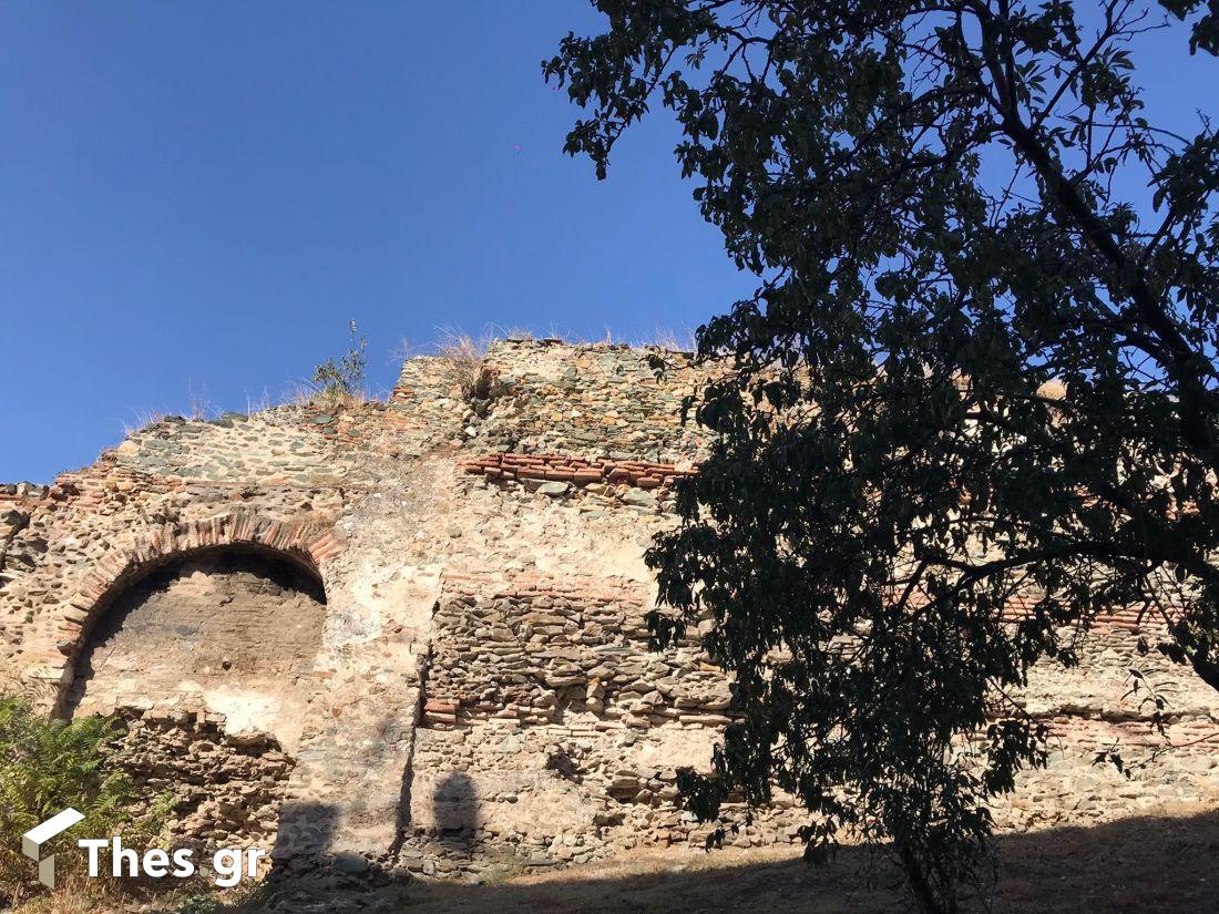 Βυζαντινά Τείχη οδός Στουρνάρα Θεσσαλονίκη πόλη Αγίου Δημητρίου Κάστρα