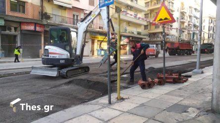 Θεσσαλονίκη εργασίες ασφαλτόστρωσης