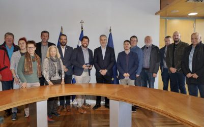 Θεσσαλονίκη: Συνάντηση Ζέρβα με την αντιπροσωπεία Ομοσπονδίας Εργατών Αυστρίας
