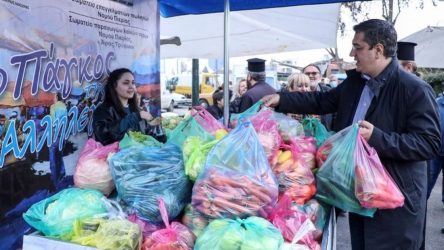 Κατερίνη: Πρεμιέρα για τον “Πάγκο της Αλληλεγγύης” στην λαϊκή αγορά