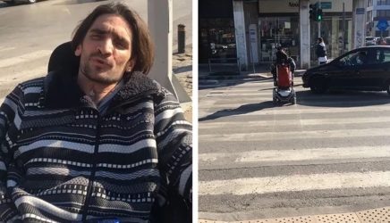 Θεσσαλονίκη: Οδηγός παραλίγο να πατήσει ακτιβιστή ΑμεΑ που περνούσε με πράσινο το δρόμο (ΒΙΝΤΕΟ)