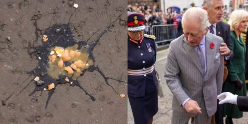 Βρετανία: Συνέβη ξανά μετά από έναν μήνα – Πέταξαν πάλι αυγά στον βασιλιά Κάρολο