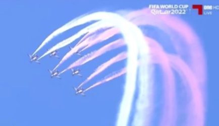 Μουντιάλ 2022: Εντυπωσιακό show στον ουρανό της Ντόχα πριν τον τελικό (ΒΙΝΤΕΟ)