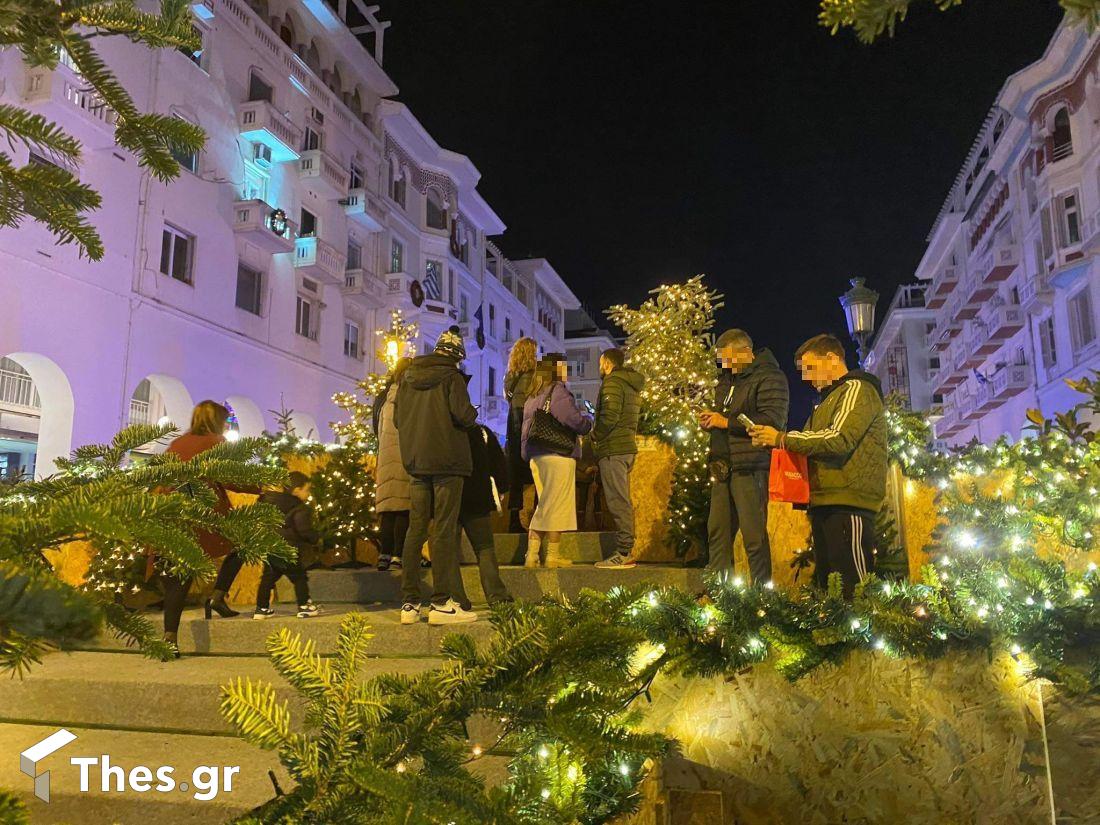 Θεσσαλονίκη εξέδρα πλατεία Αριστοτέλους