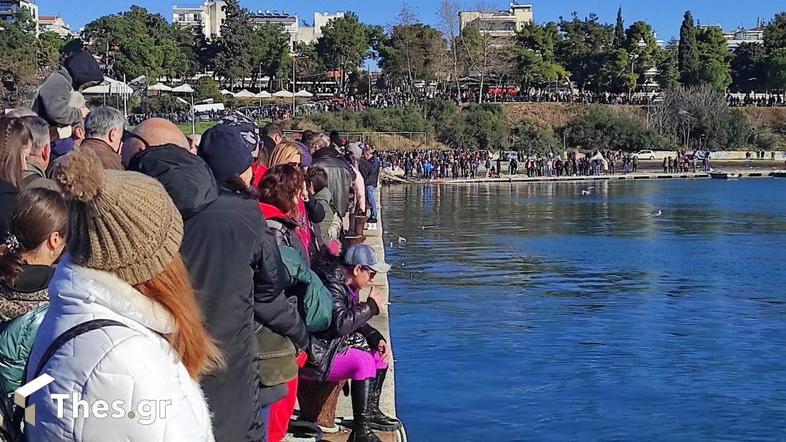 Μαρίνα Καλαμαριάς αγιασμός υδάτων Θεοφάνεια Θεοφάνια