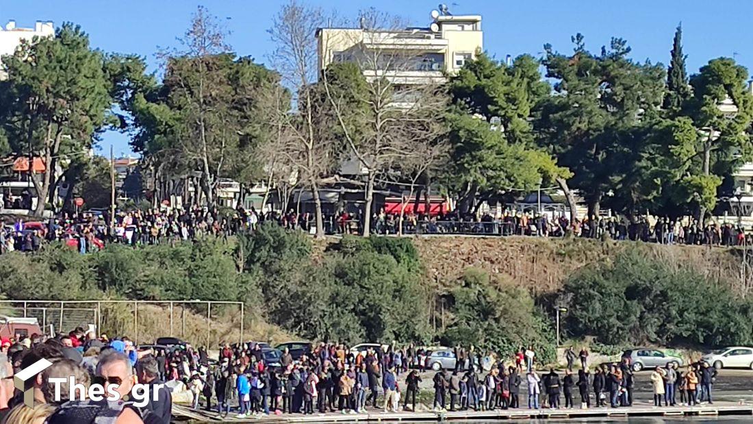 Μαρίνα Καλαμαριάς αγιασμός υδάτων Θεοφάνεια Θεοφάνια