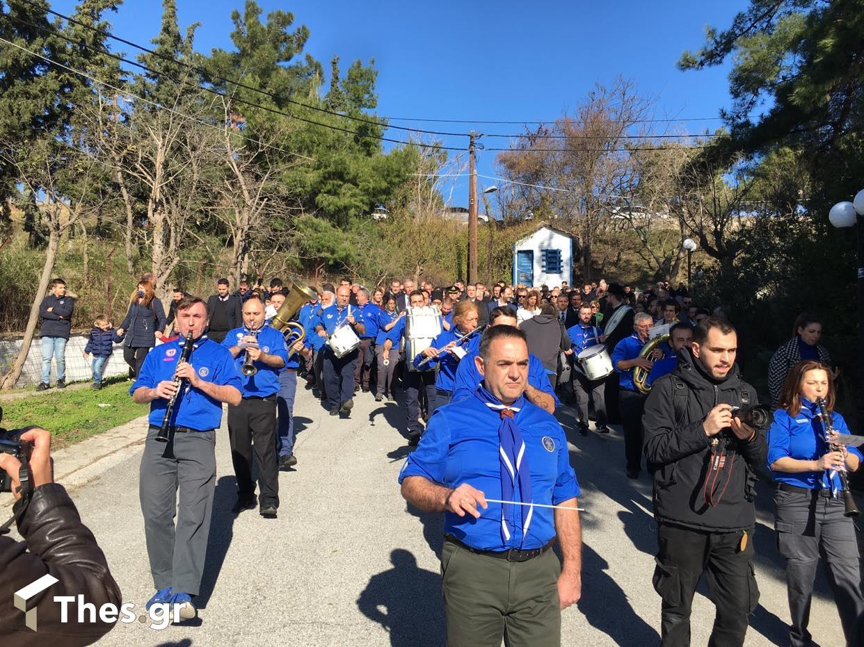 Θεοφάνεια Θεοφάνια Βάση Ναυτοπροσκόπων Καλαμαριά πρόσκοποι Αγιασμός Υδάτων ρίψη σταυρού