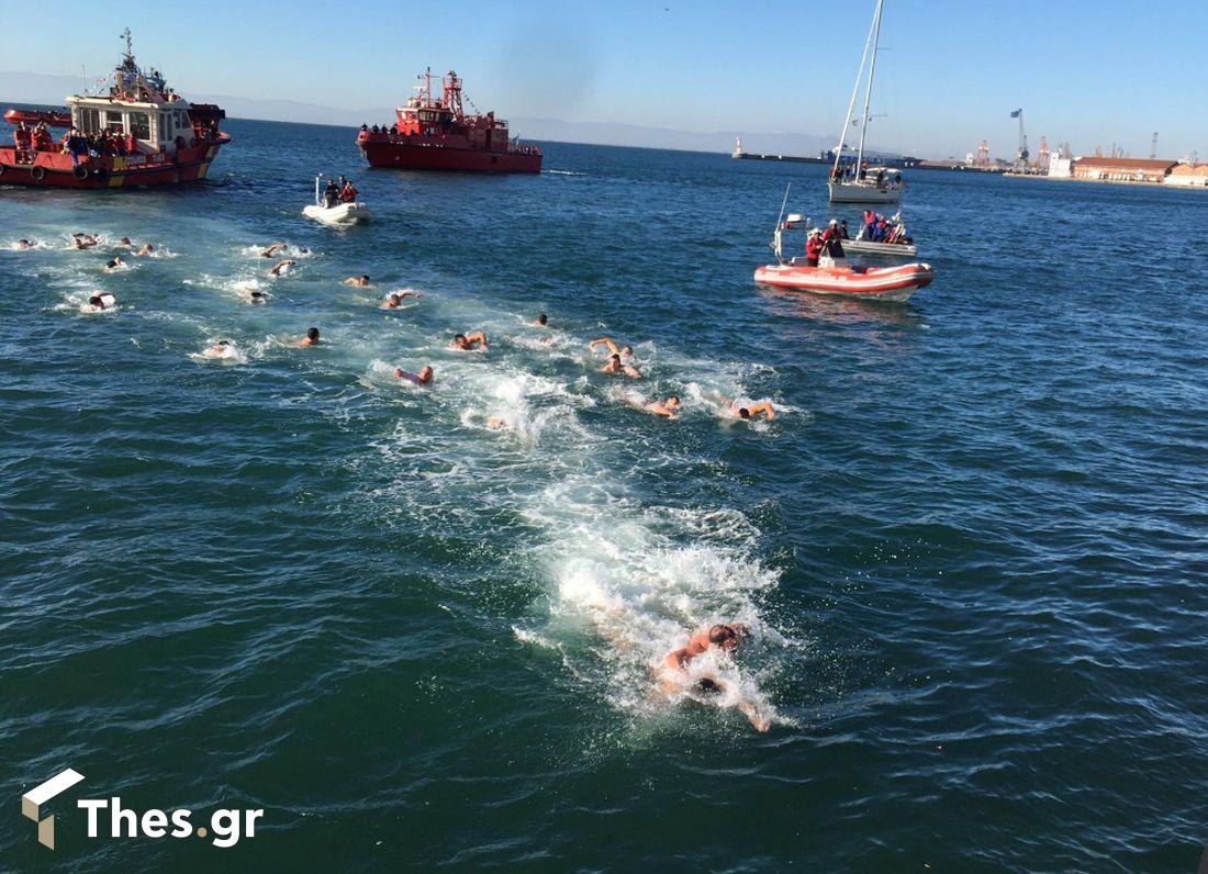 Θεοφάνεια Θεοφάνια Θεσσαλονίκη Μητροπολοτικός Ναός Θερμαϊκός Κόλπος αγιασμός υδάτων