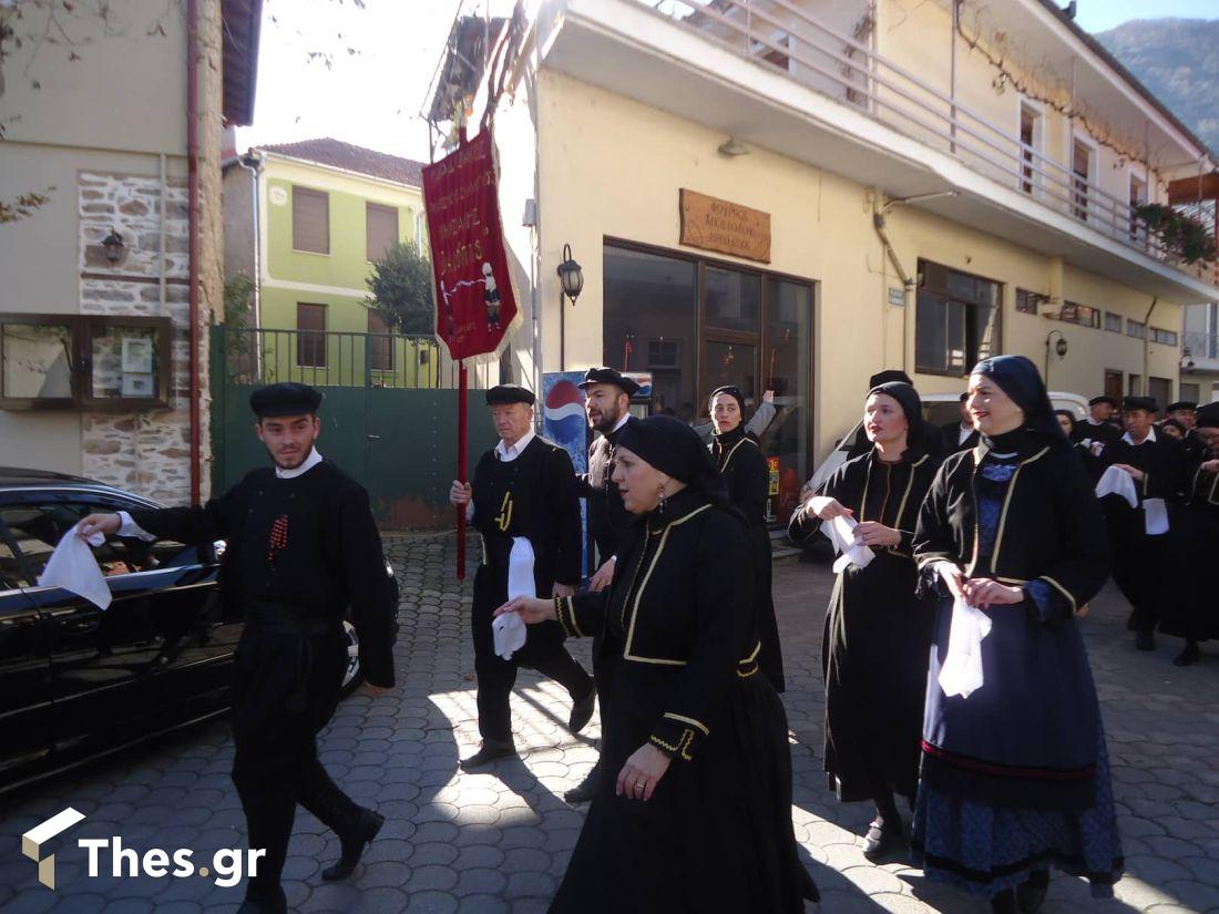 έθιμο Αράπηδων Αράπηδες τσάνια Νικήσιανη Δήμος Παγγαίου Καβάλα Θεοφάνεια Θεοφάνια