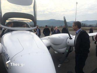 Καβάλα: Στο αεροδρόμιο του Αμυγδαλεώνα ο Κυριάκος Μητσοτάκης (ΦΩΤΟ)