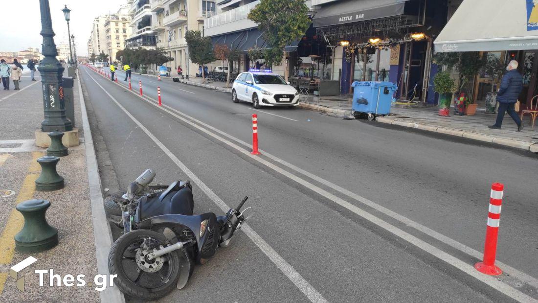 τροχαίο ατύχημα με μηχανή Θεσσαλονίκη