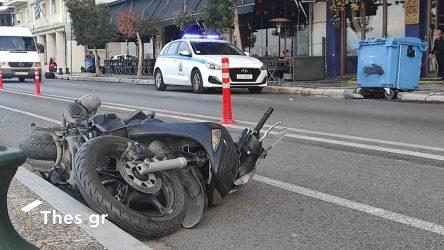 τροχαίο ατύχημα με μηχανή Θεσσαλονίκη